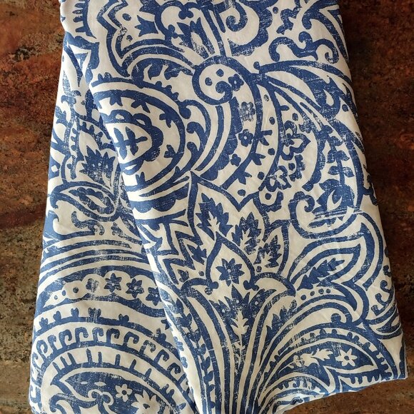 Charter Club Damask Designs Paisley Pima Cotton Duvet Cover 65x83"
